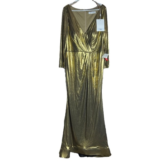 MAC Duggal Chic Metallic Evening Gown • NWT • Plus 16W - Picture 4 of 11